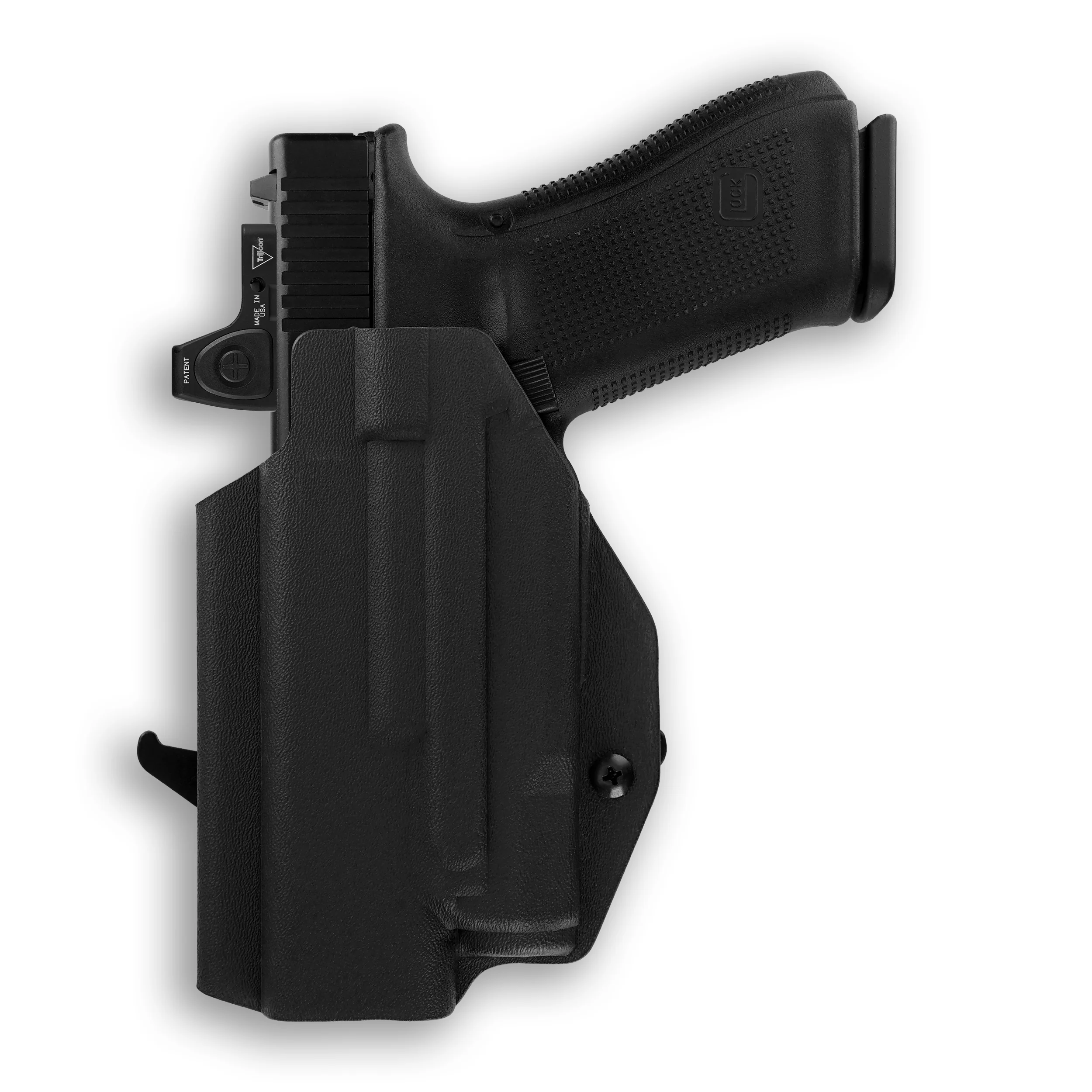 Glock 49 MOS with Inforce WILD1 Light Red Dot Optic Cut OWB Holster - Image 3