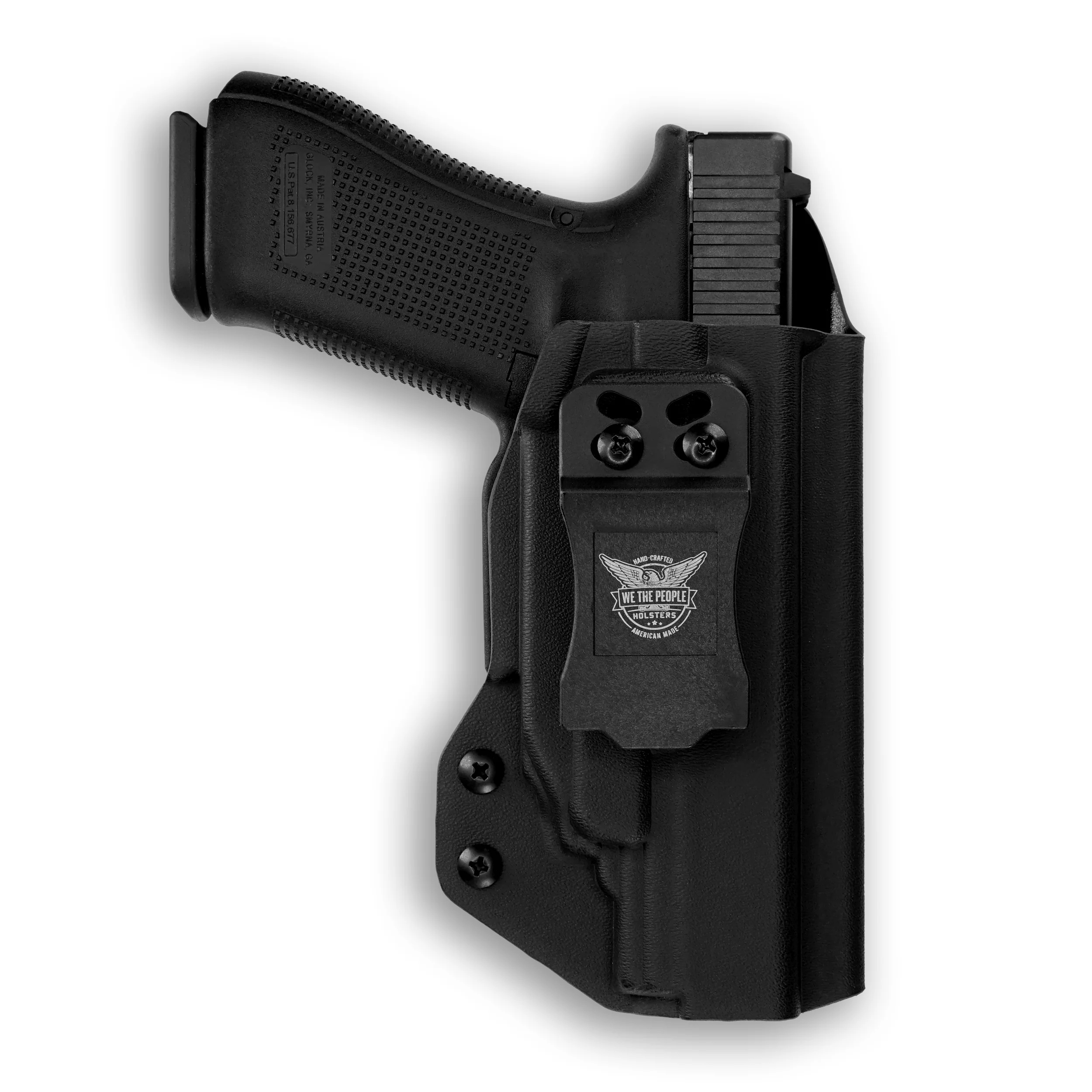 Glock 22 Gen 1-4 with Crimson Trace CMR-201 Rail Master Universal Laser IWB Holster