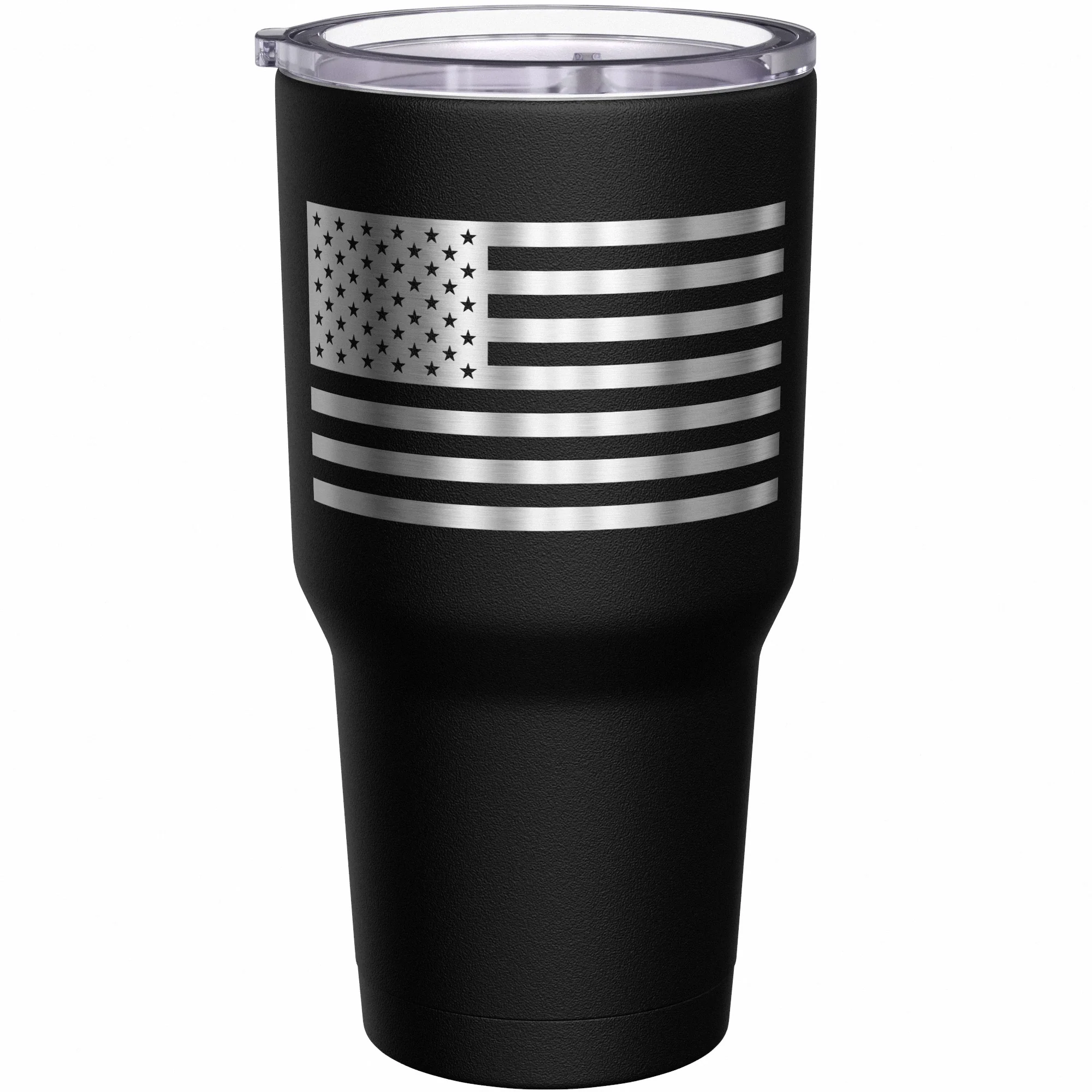 Grizzly Paws Gun Club + American Flag Stainless Steel Tumbler - Image 4