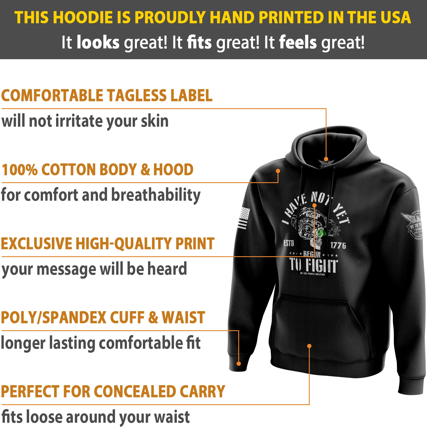 I Have Not Yet Begun to Fight Hoodie - Image 5