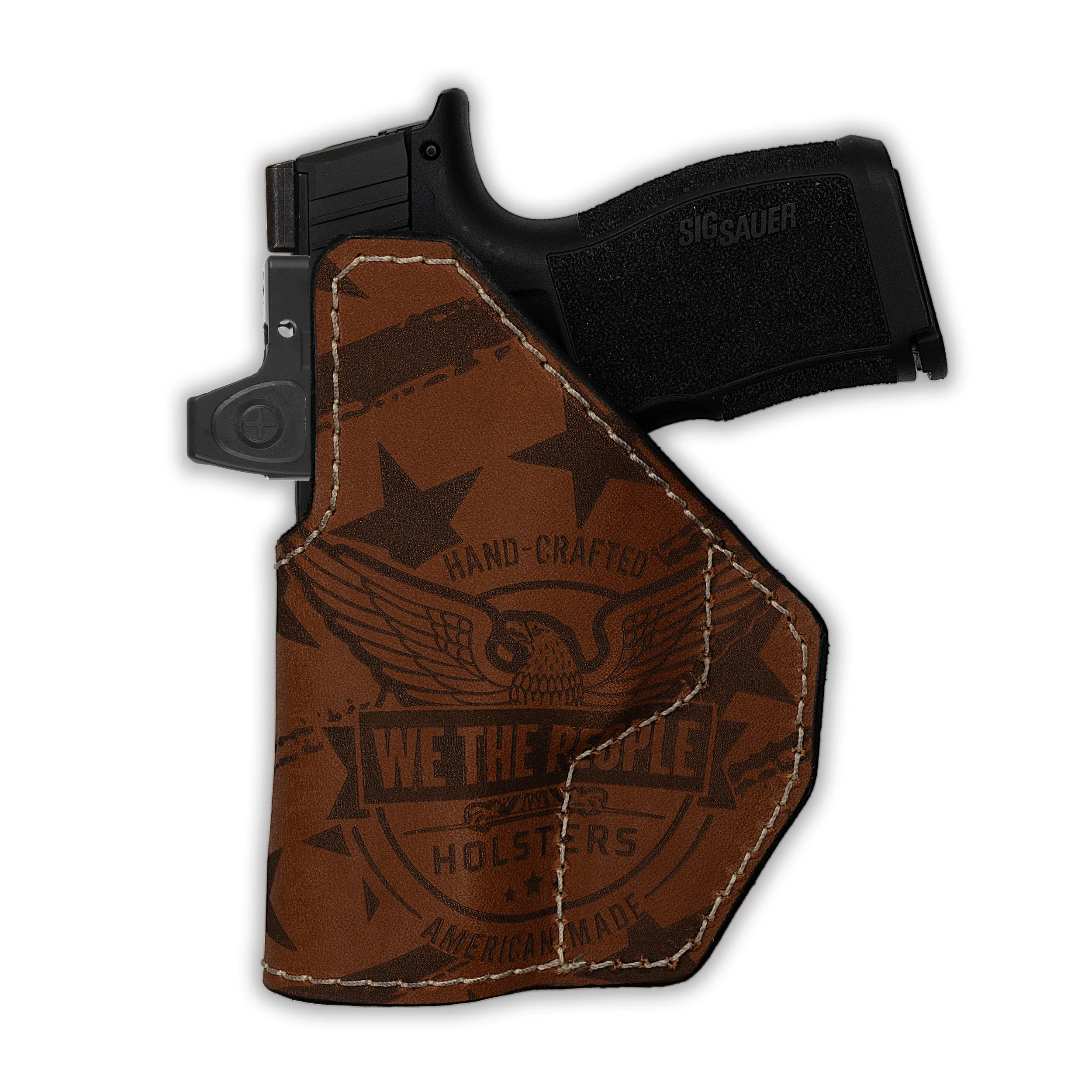KelTec P40 Red Dot Optic Cut Independence Leather IWB Slimfit Holster - Image 2