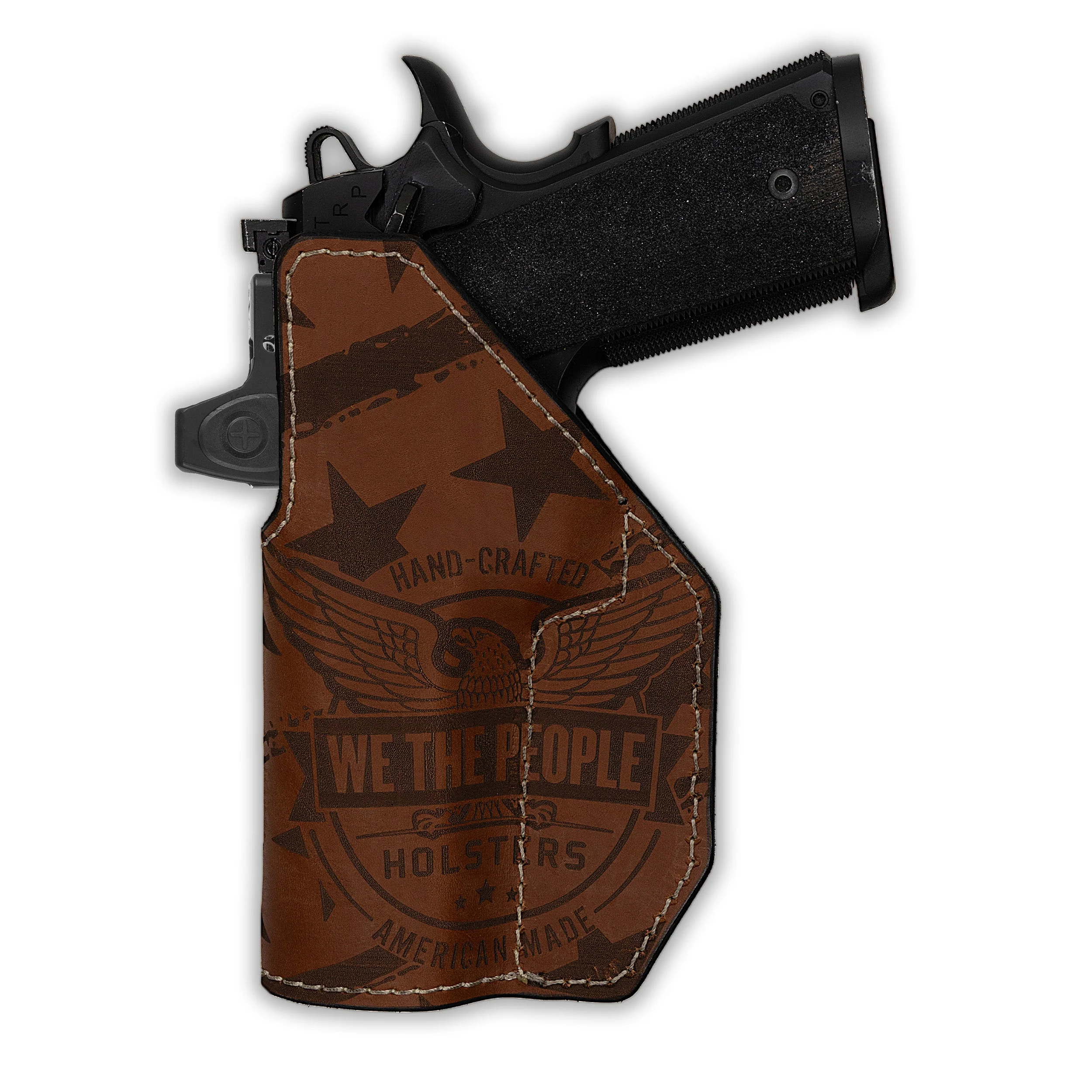 Kimber Eclipse Pro II Red Dot Optic Cut Independence Leather IWB Slimfit Holster - Image 2