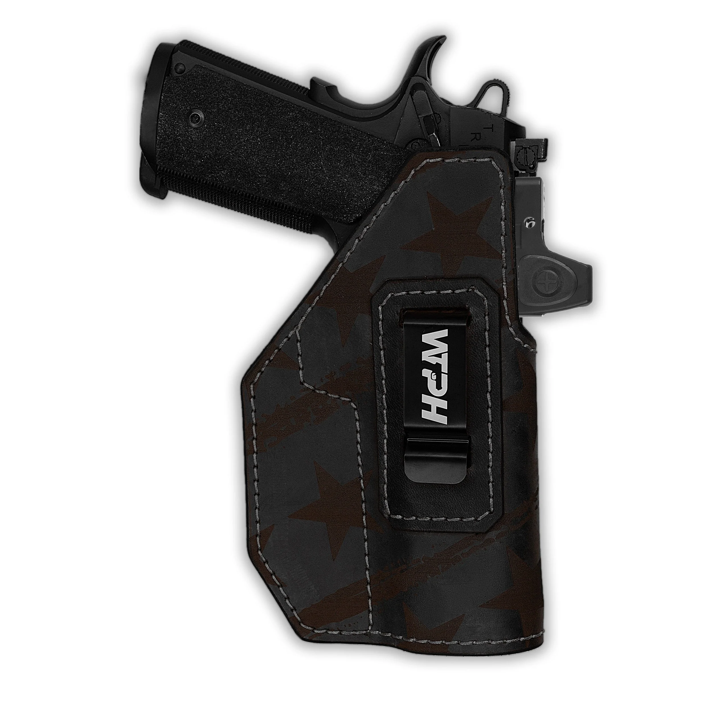 Kimber Raptor II Red Dot Optic Cut Independence Leather IWB Slimfit Holster - Image 3