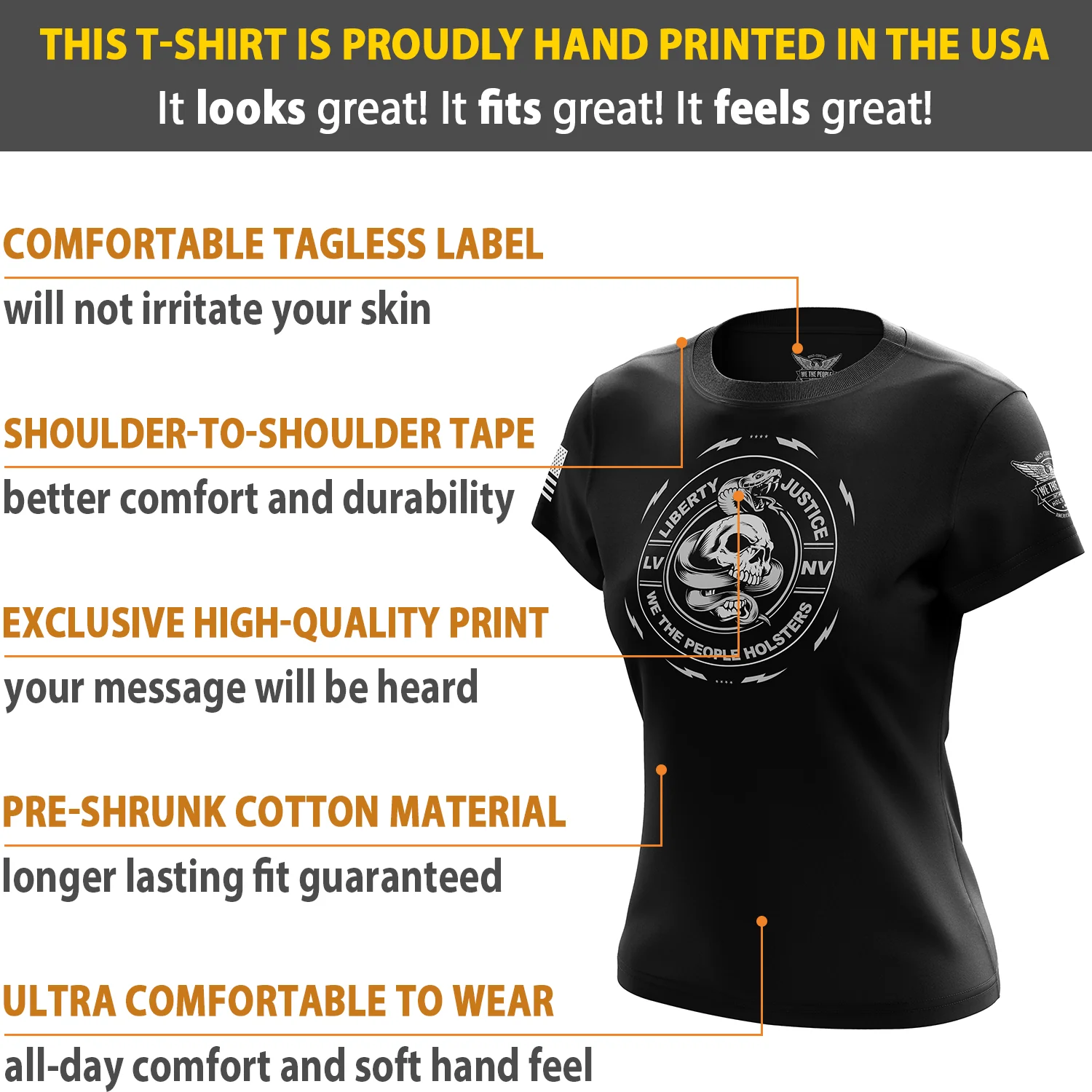 Liberty And Justice Women's Short Sleeve Shirt - Image 6