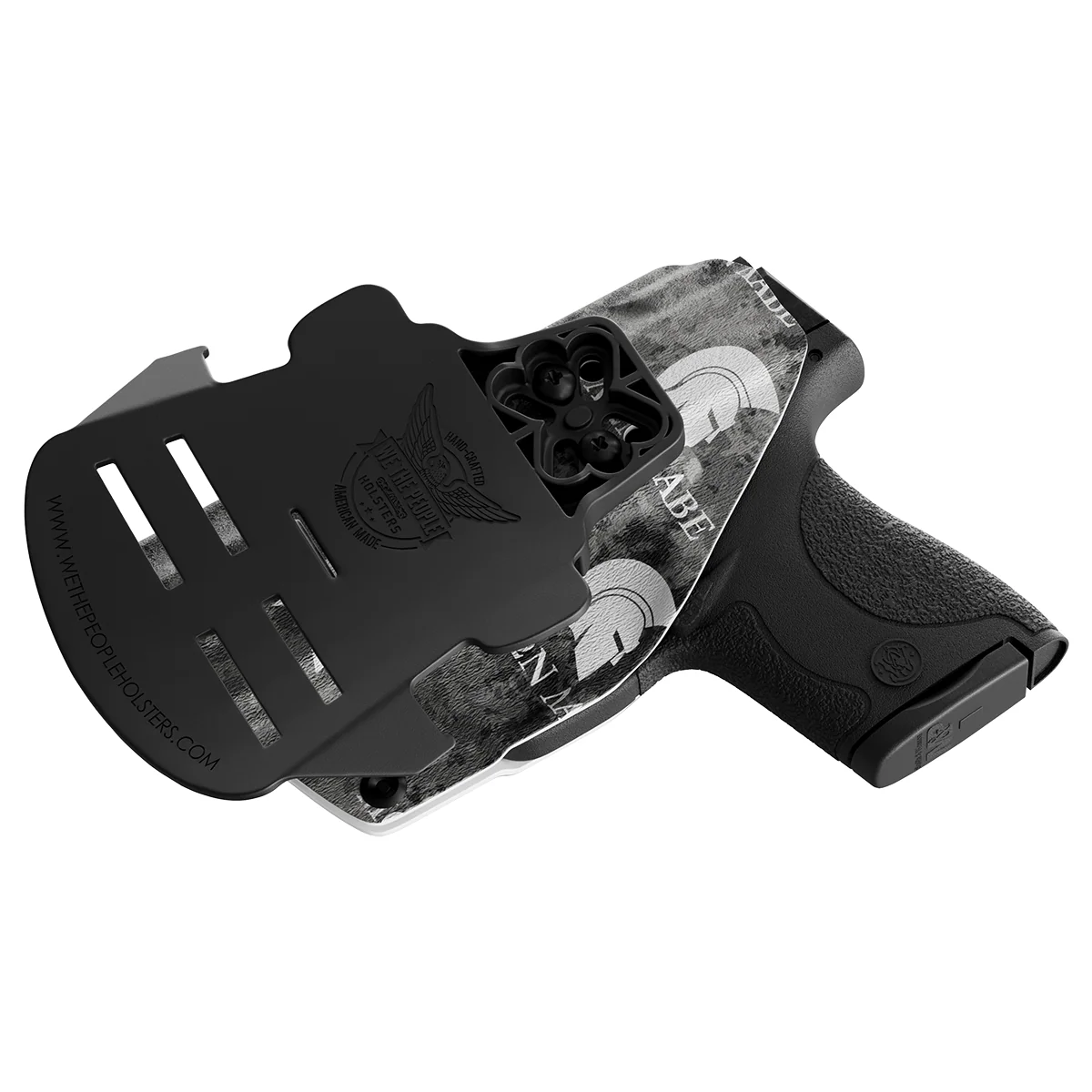 Molon Labe Come and Take Them Kydex OWB Paddle holster Custom Designed Paddle - Image 4