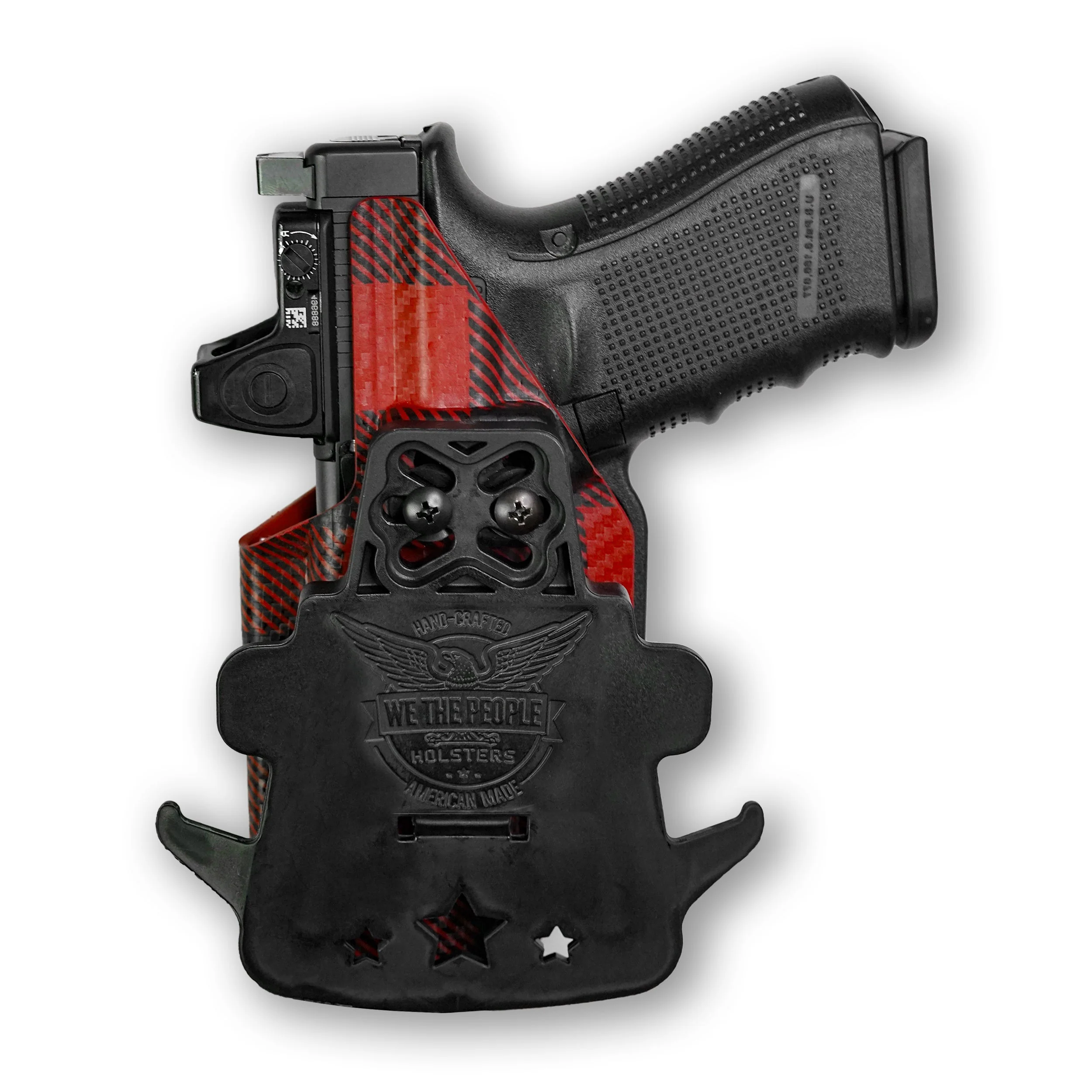 Polymer80 P80 Glock 19 23 32 4.02in Red Dot Optic Cut OWB Holster - Image 56
