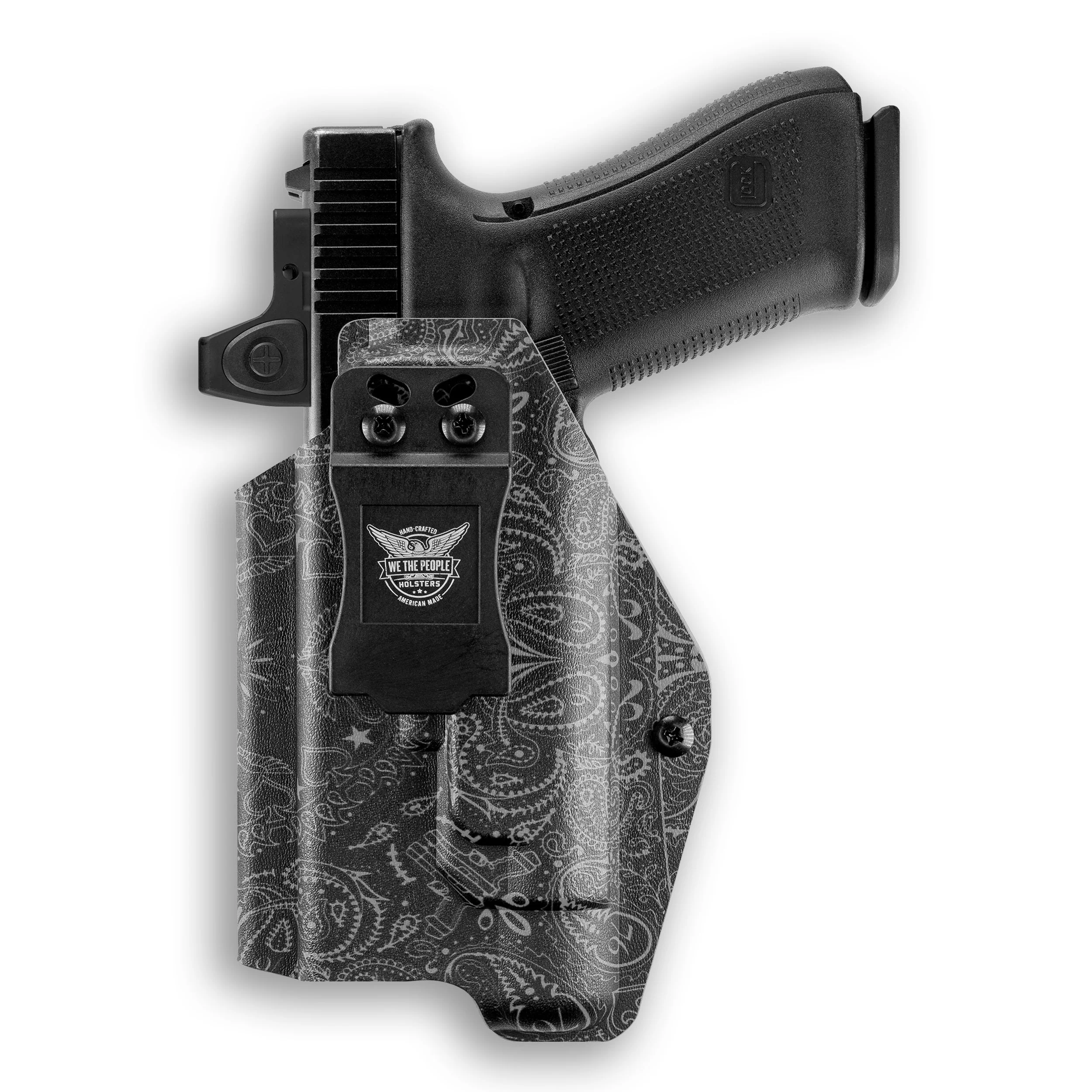 PSA Dagger Full Size SX RMR 4.5" with Surefire X300U-A Light Red Dot Optic Cut IWB Holster - Image 113