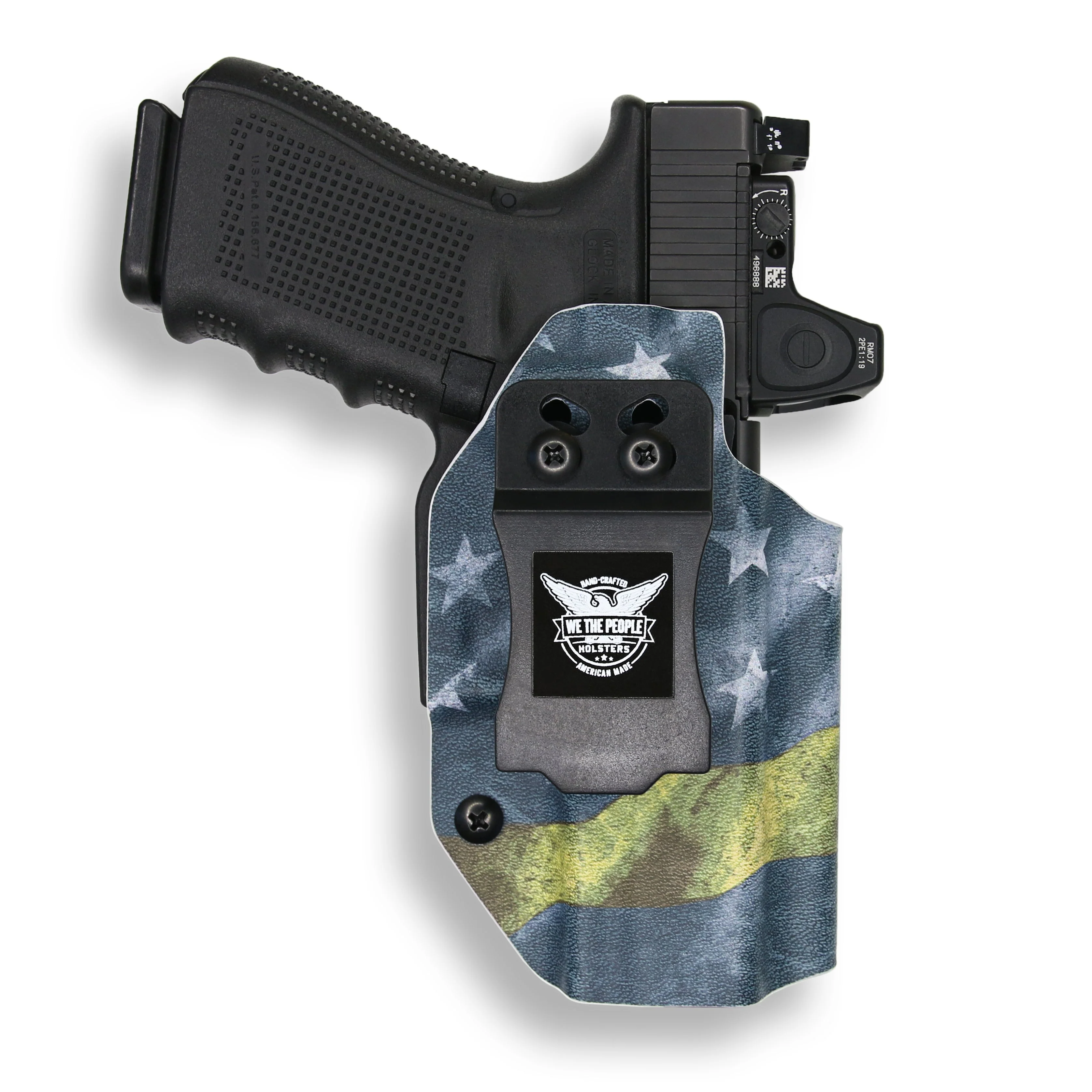 PSA Dagger Full Size SX RMR 4.5" with Surefire X300U-A Light Red Dot Optic Cut IWB Holster - Image 17