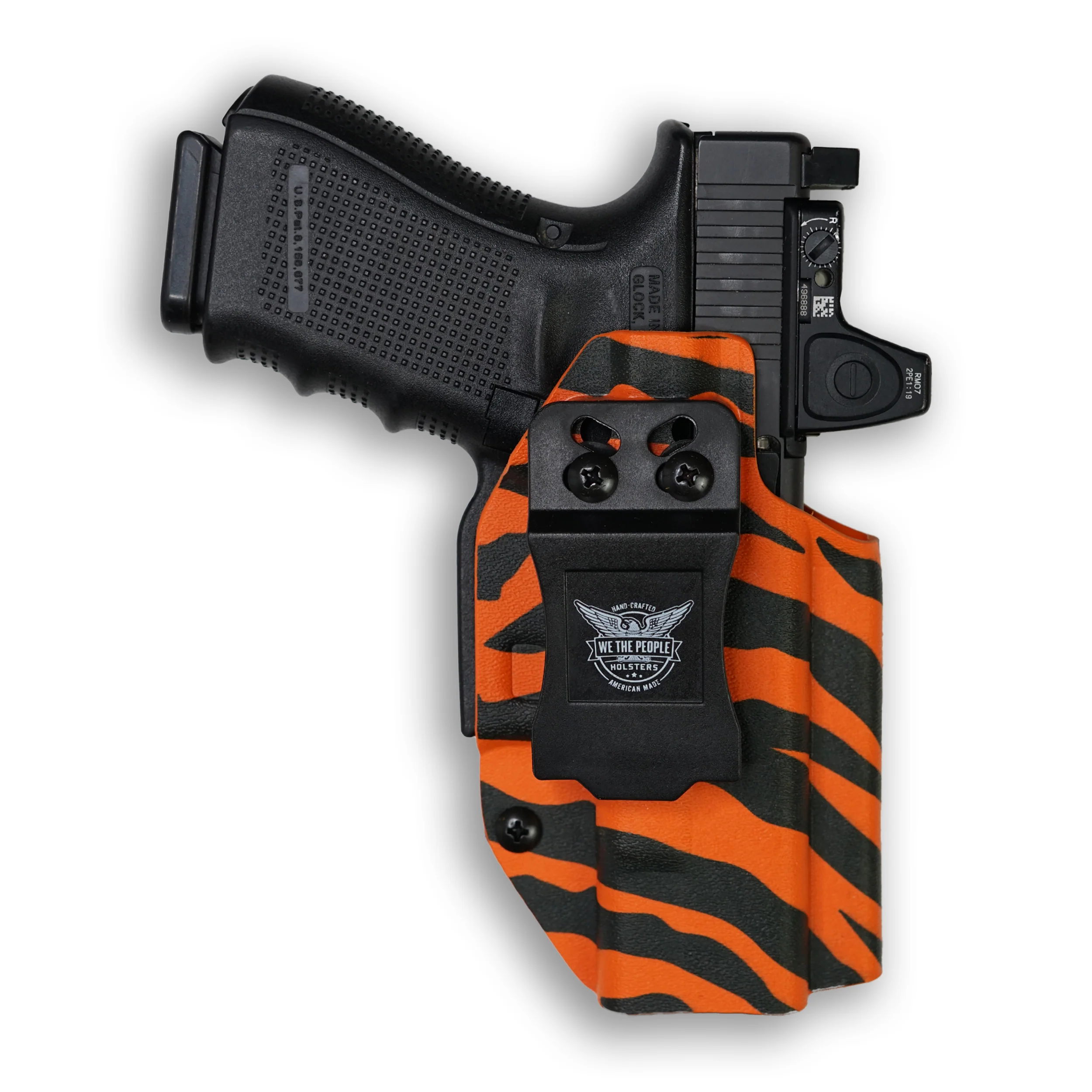 PSA Dagger Full Size SX RMR 4.5" with Surefire X300U-A Light Red Dot Optic Cut IWB Holster - Image 41