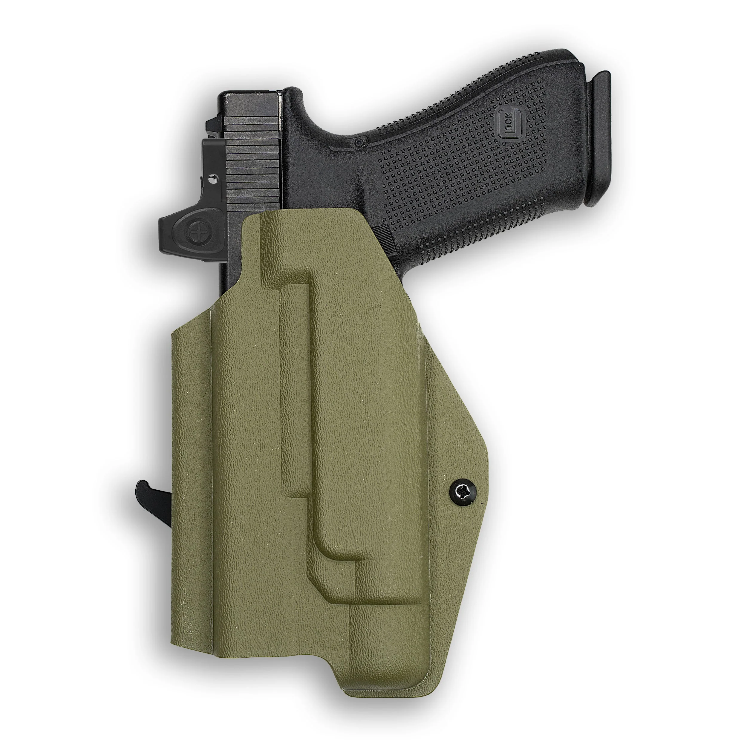 PSA Dagger Full Size SX RMR 4.5" with Surefire X300U-A Light Red Dot Optic Cut OWB Holster - Image 101