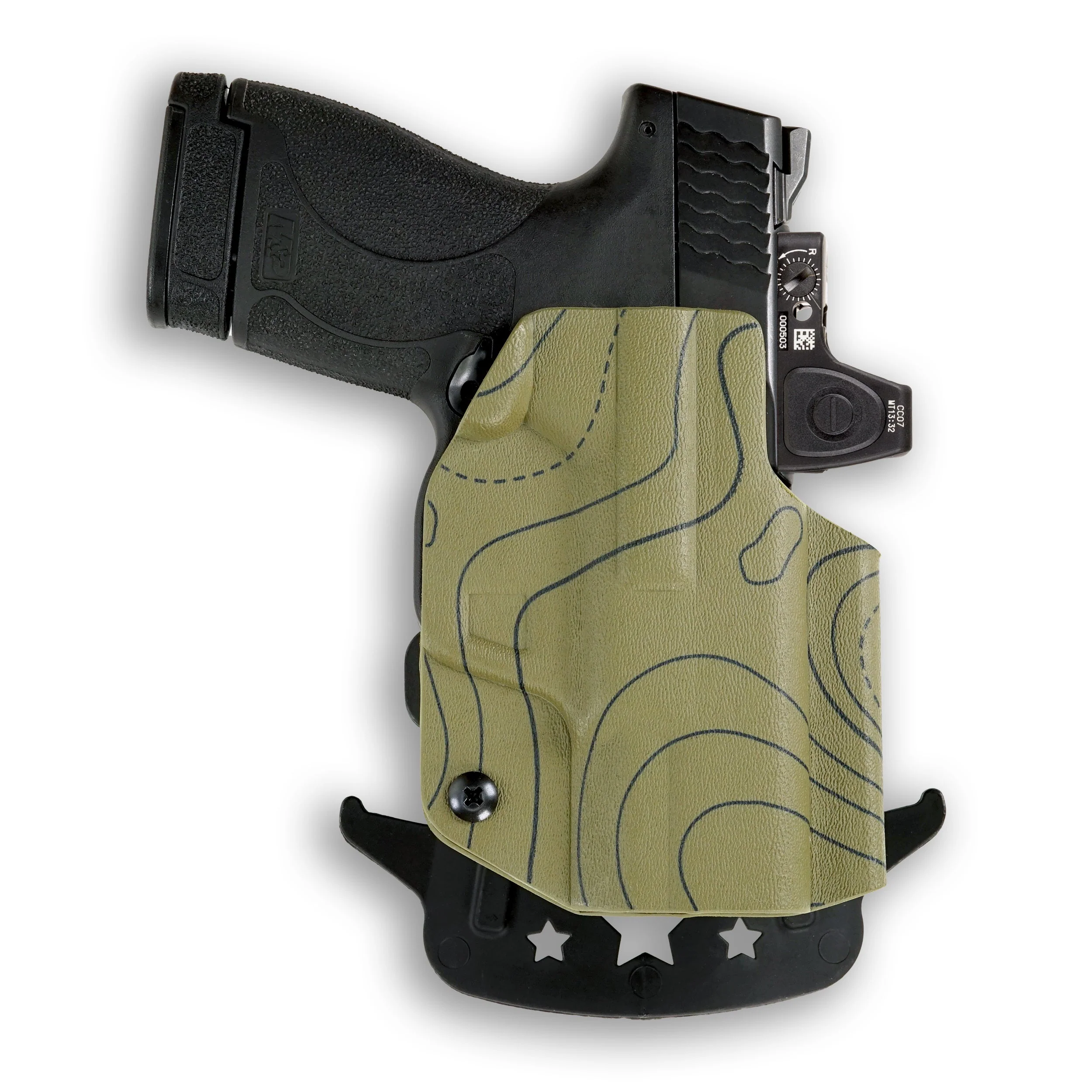 PSA Dagger Micro C-1 3.41" Red Dot Optic Cut OWB Holster - Image 107