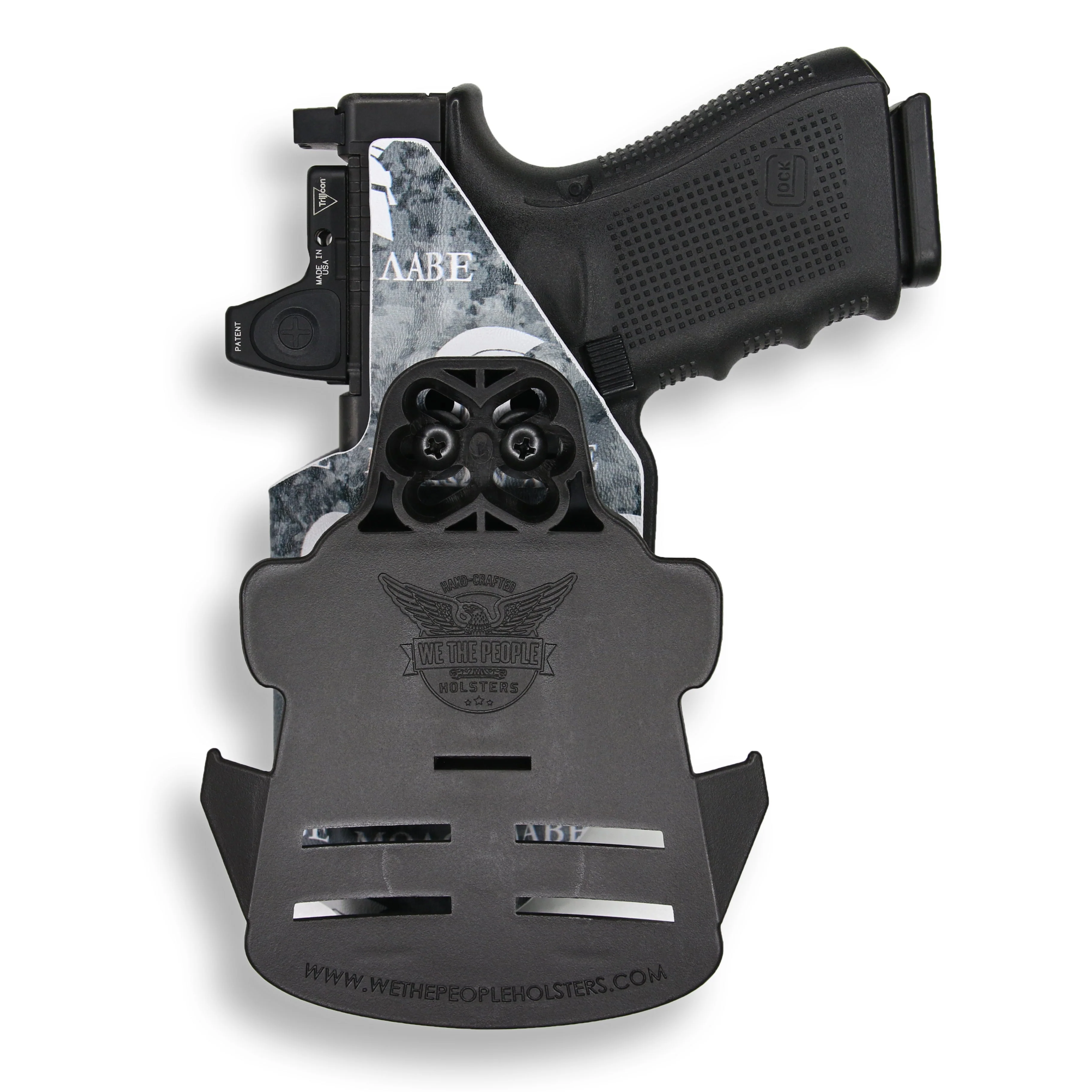 PSA Dagger Full Size S RMR 3.9" with Surefire X300U-A Light Red Dot Optic Cut OWB Holster - Image 28