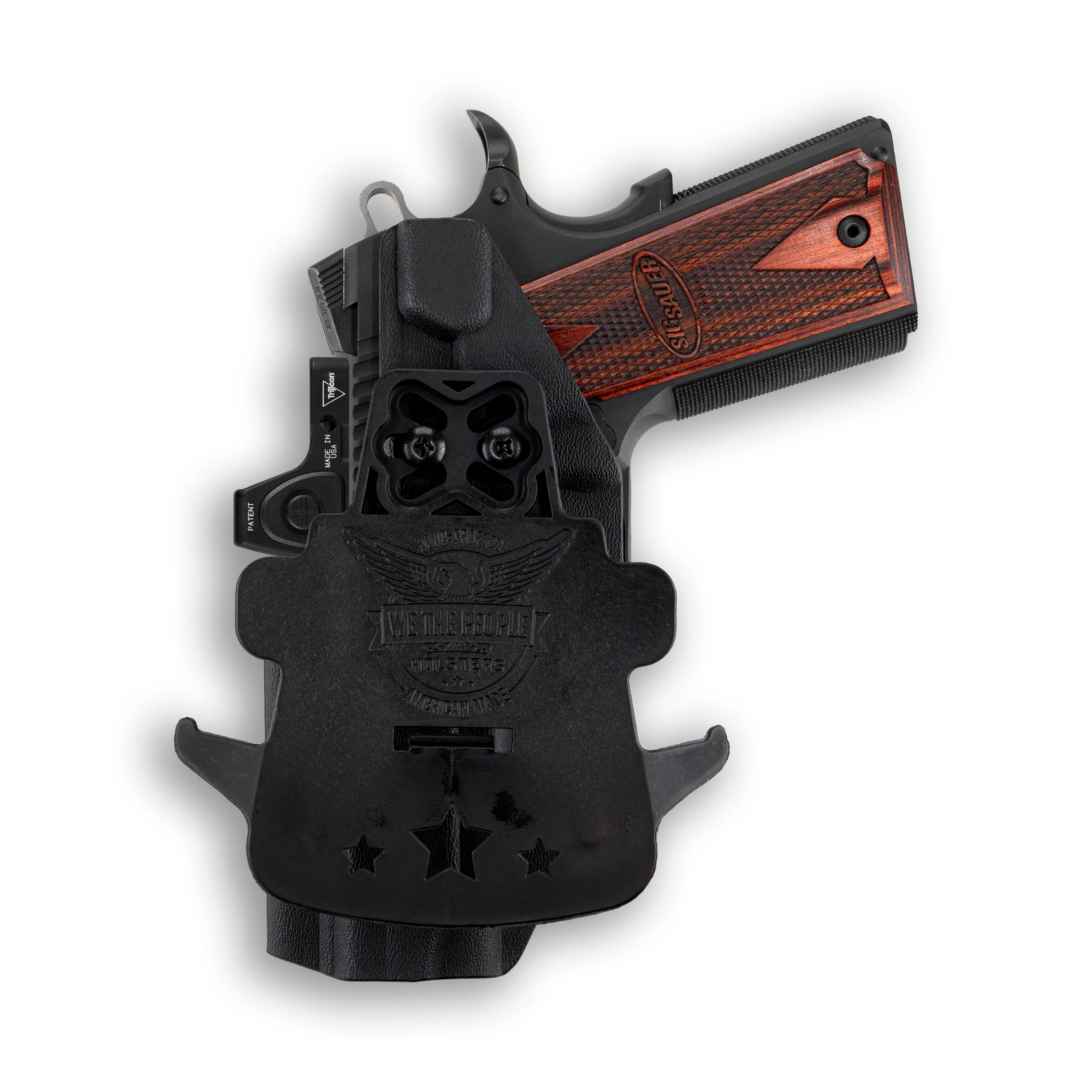 Sig Sauer 1911 4.2" No Rail Only 45ACP Red Dot Optic Cut OWB Holster - Image 2