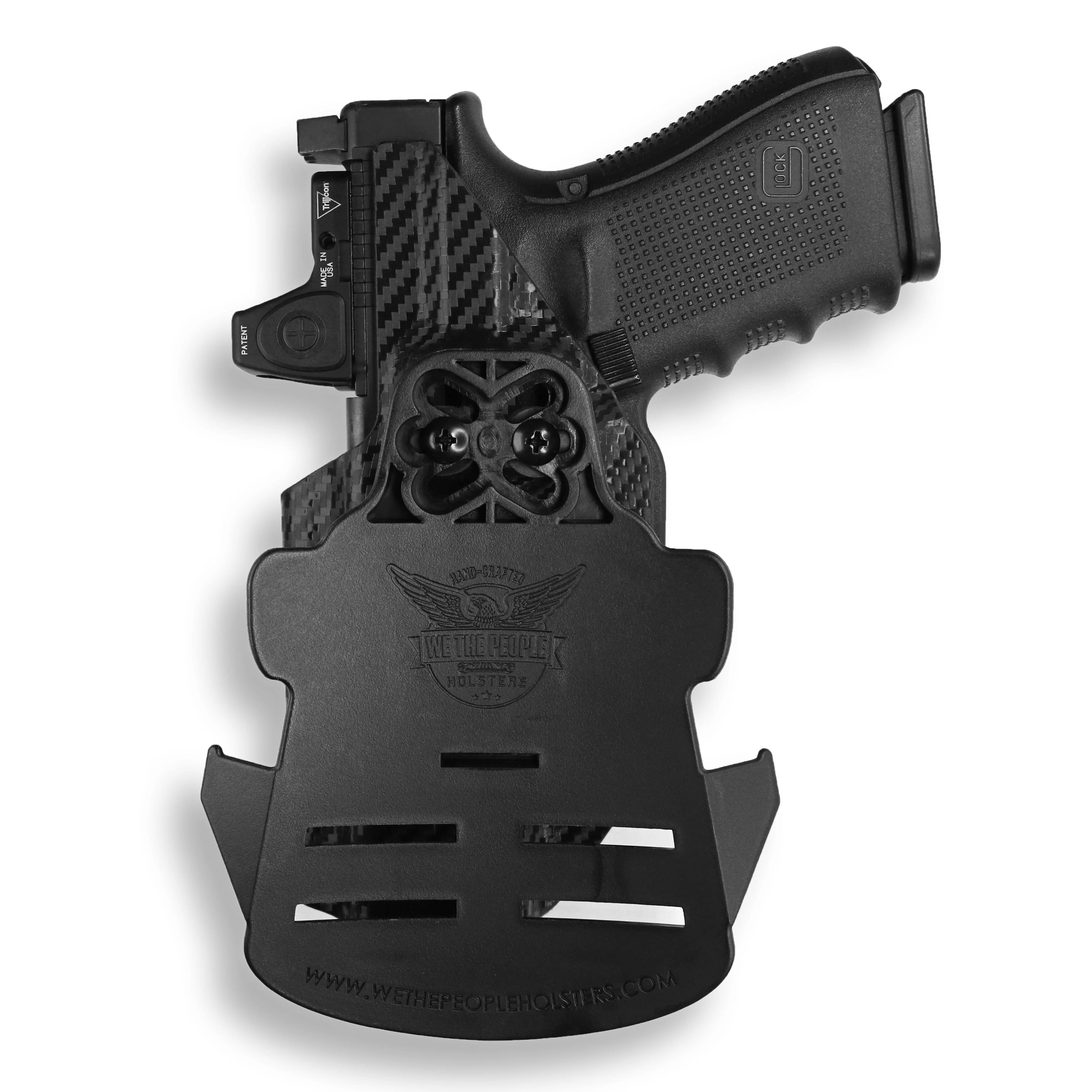Sig Sauer P365 XL Comp Rose with Streamlight TLR-7 Sub Light Red Dot Optic Cut OWB Holster - Image 6