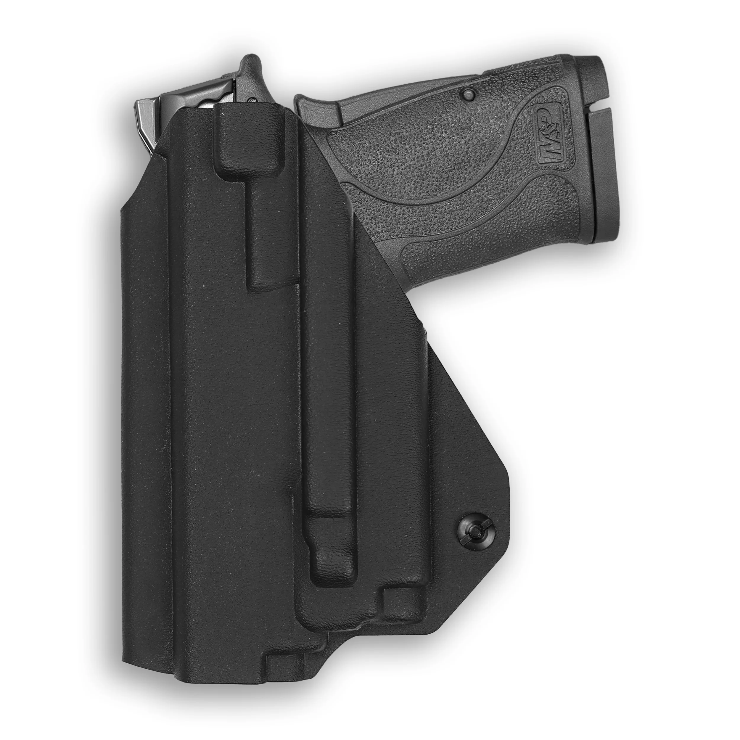 Smith & Wesson M&P 9 Shield EZ with Olight PL-Mini 2 Valkyrie Light IWB Holster - Image 2