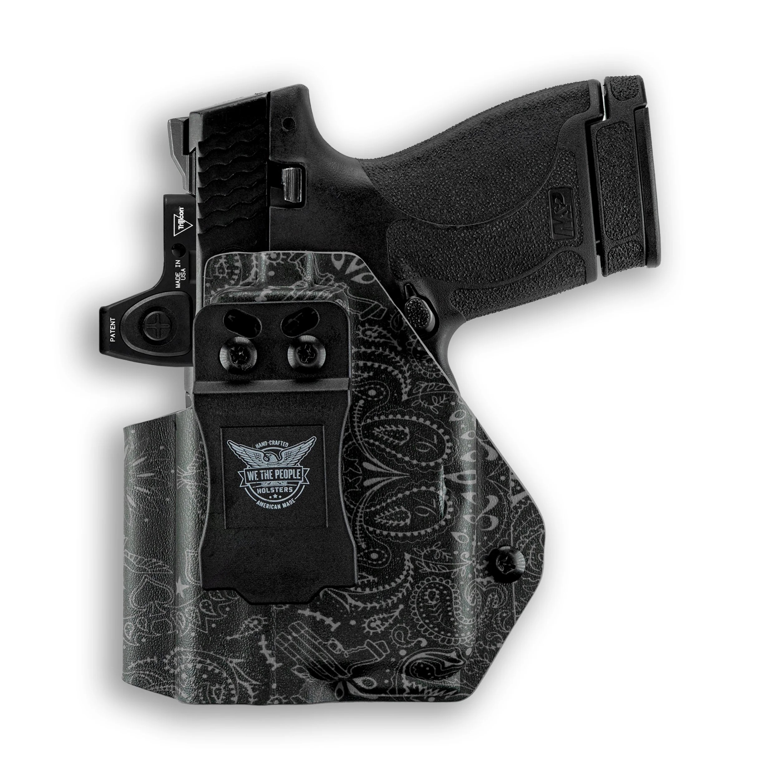 Smith & Wesson M&P 9 Shield EZ with Streamlight TLR-8/8A Light/Laser Red Dot Optic Cut IWB Holster - Image 113