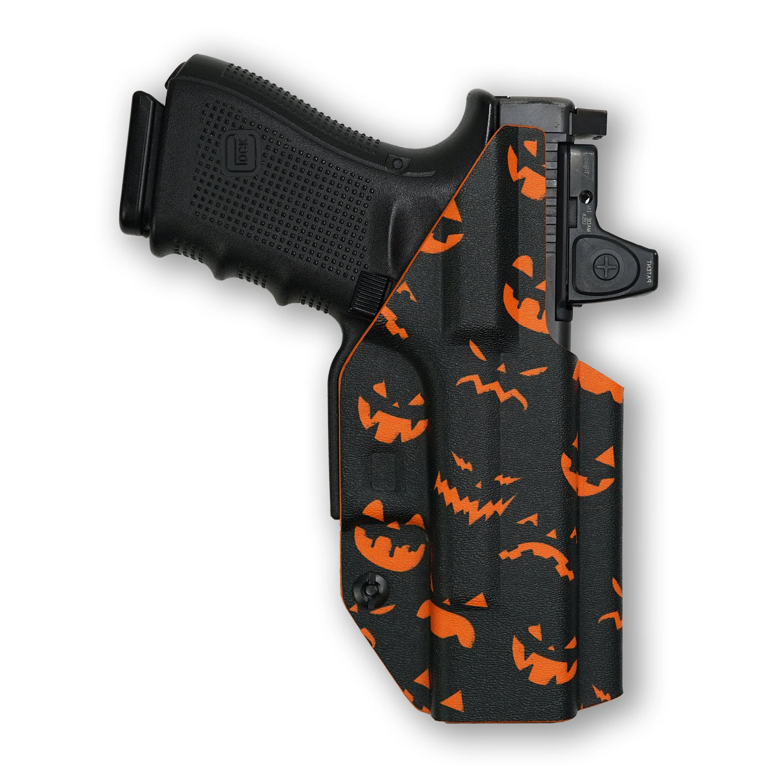 CZ P-10 F with Olight Valkyrie Turbo Light Red Dot Optic Cut IWB Holster - Image 86