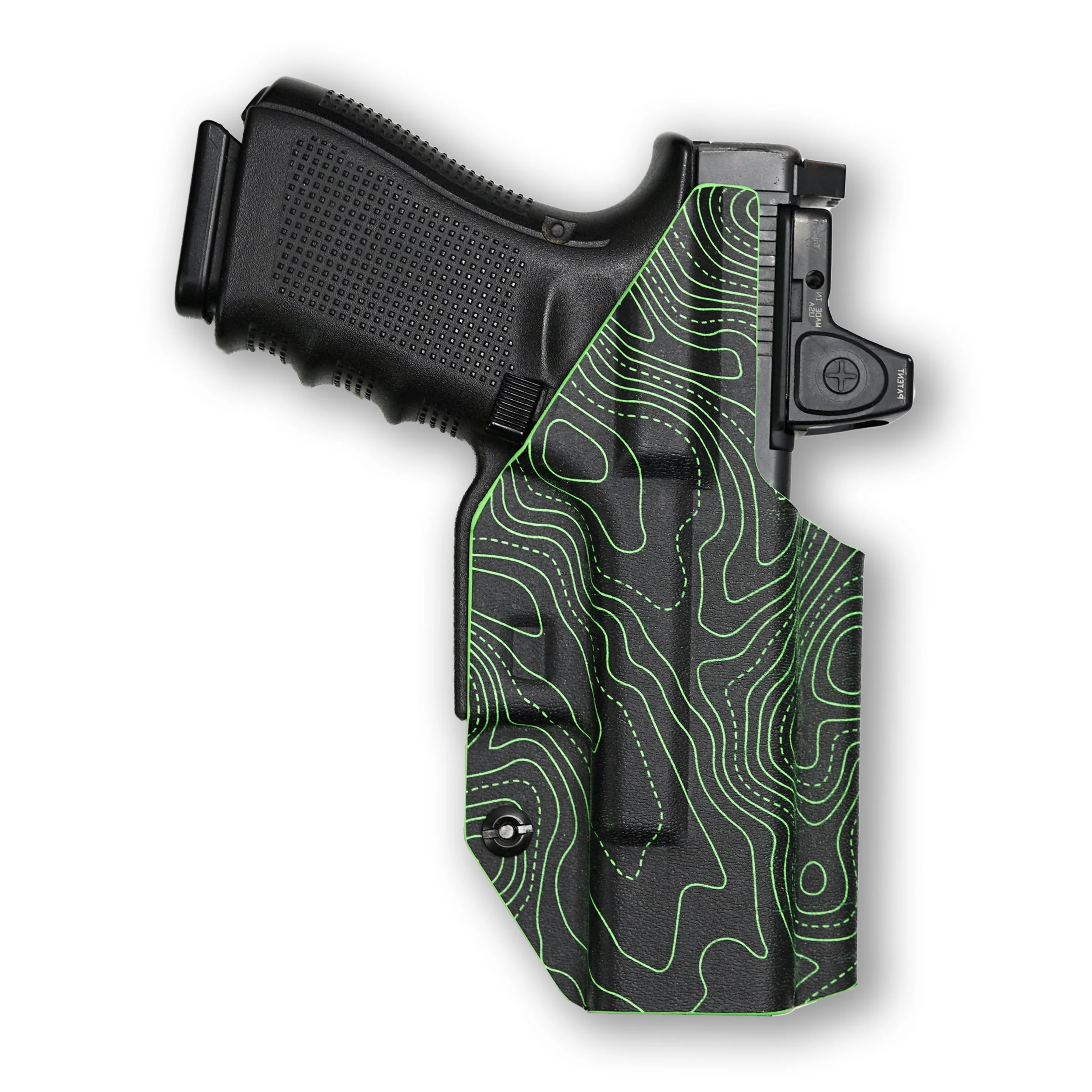 CZ P-10 F with Olight Valkyrie Turbo Light Red Dot Optic Cut IWB Holster - Image 52