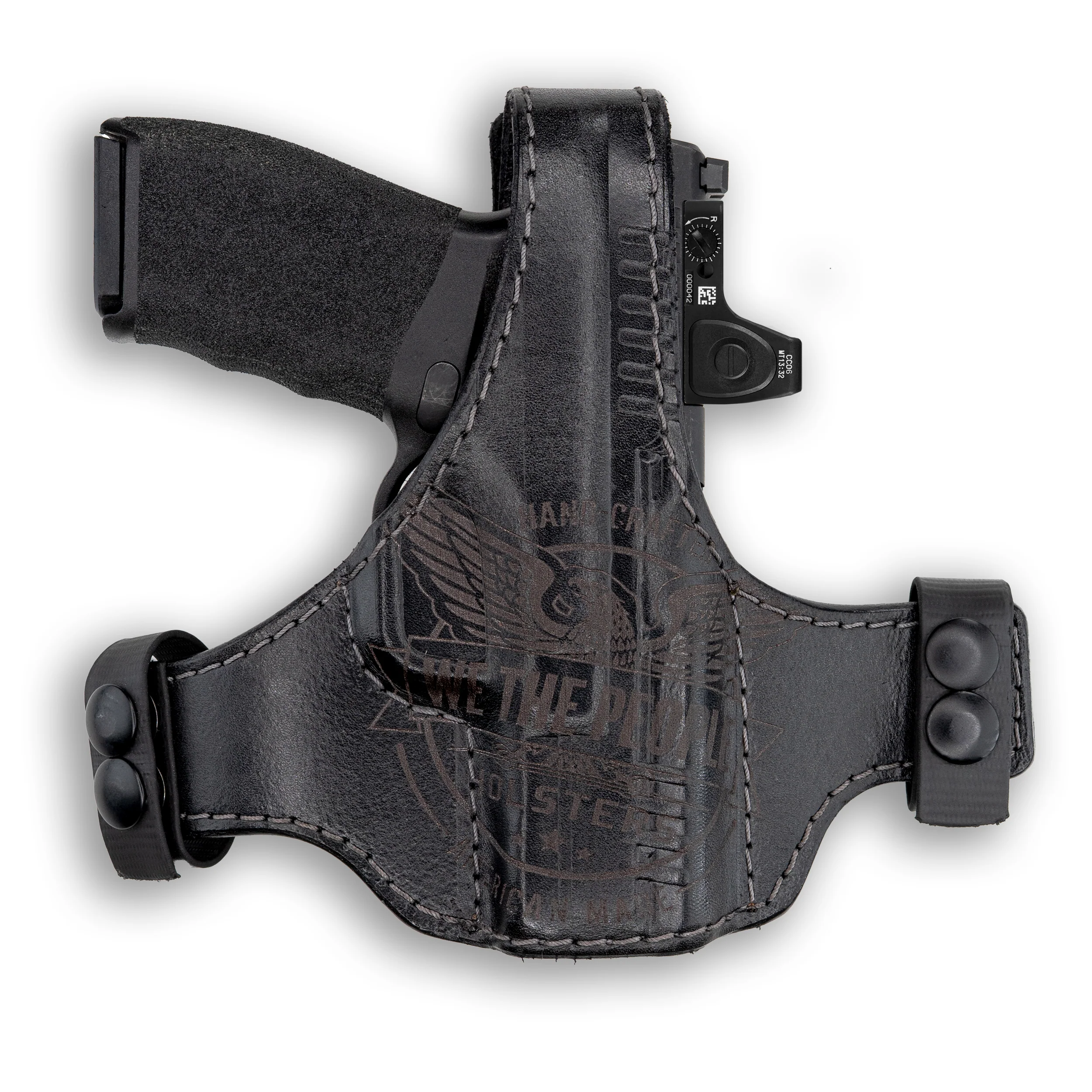 Springfield Hellcat Pro Independence Thumb Break Leather OWB Holster - Image 3