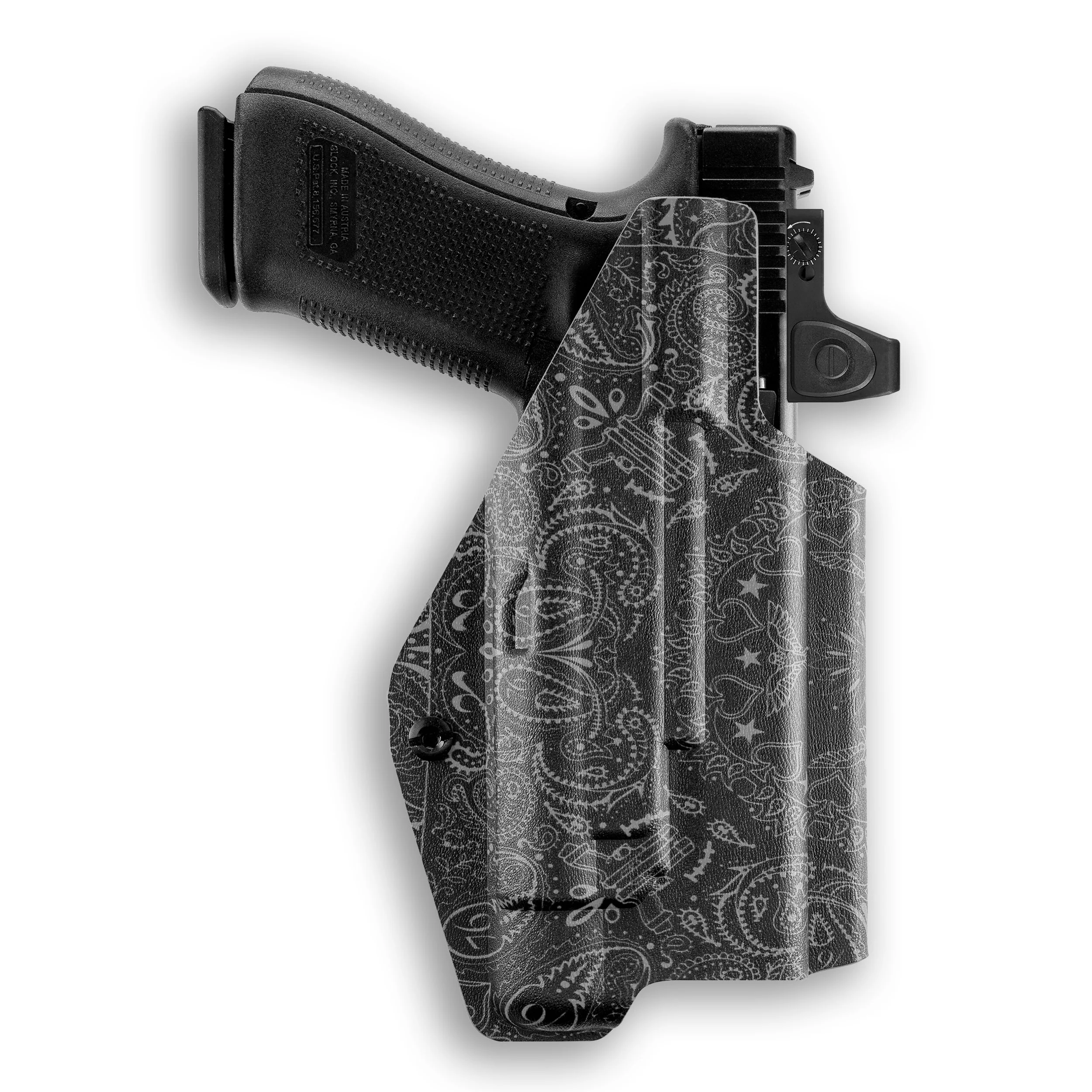 Springfield Hellcat Pro with Olight Baldr RL Mini Light Red Dot Optic Cut IWB Holster - Image 114