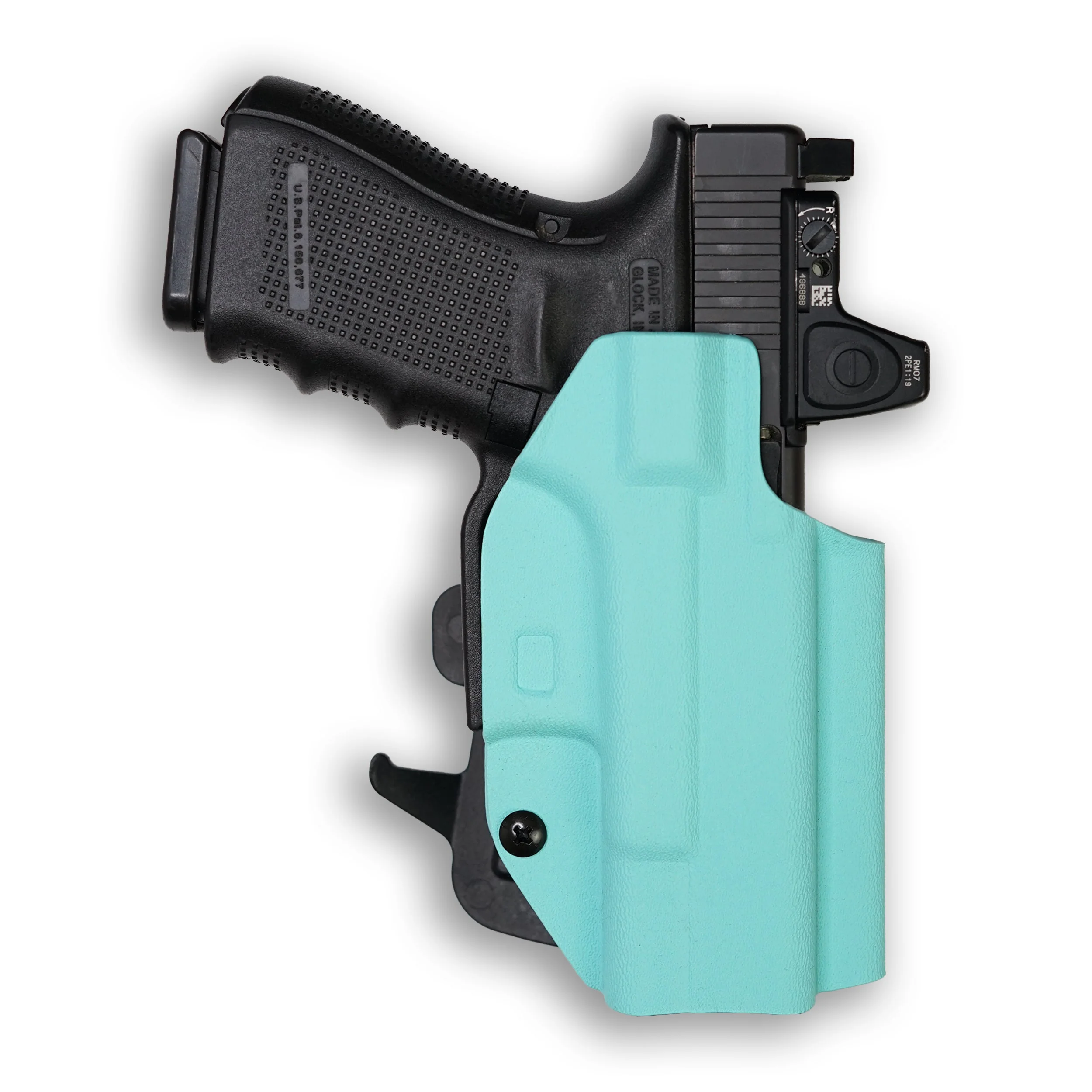 Taurus TH 40 Full Size Manual Safety 4.27" Red Dot Optic Cut OWB Holster - Image 44