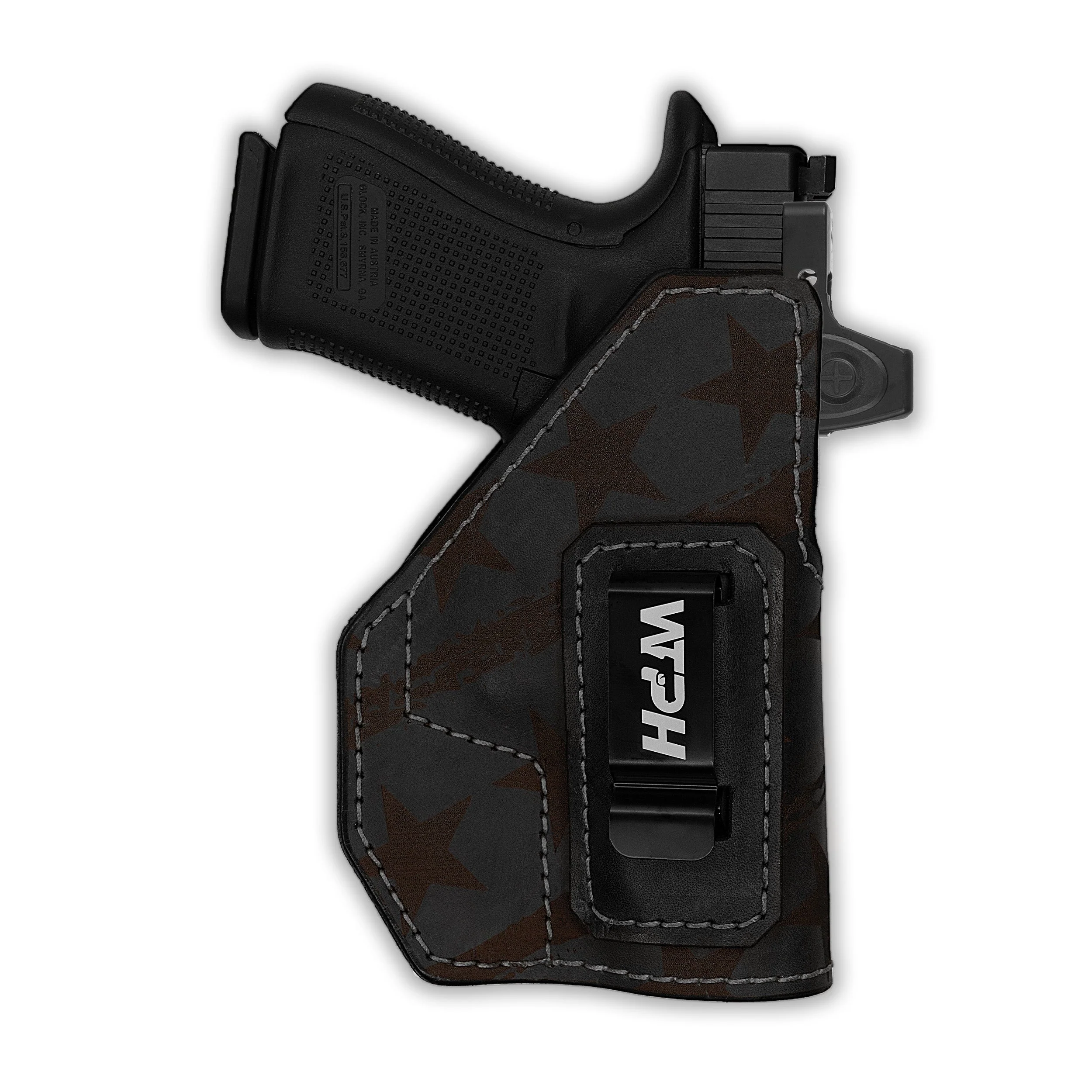Taurus TX22 Compact Red Dot Optic Cut Independence Leather IWB Slimfit Holster - Image 3