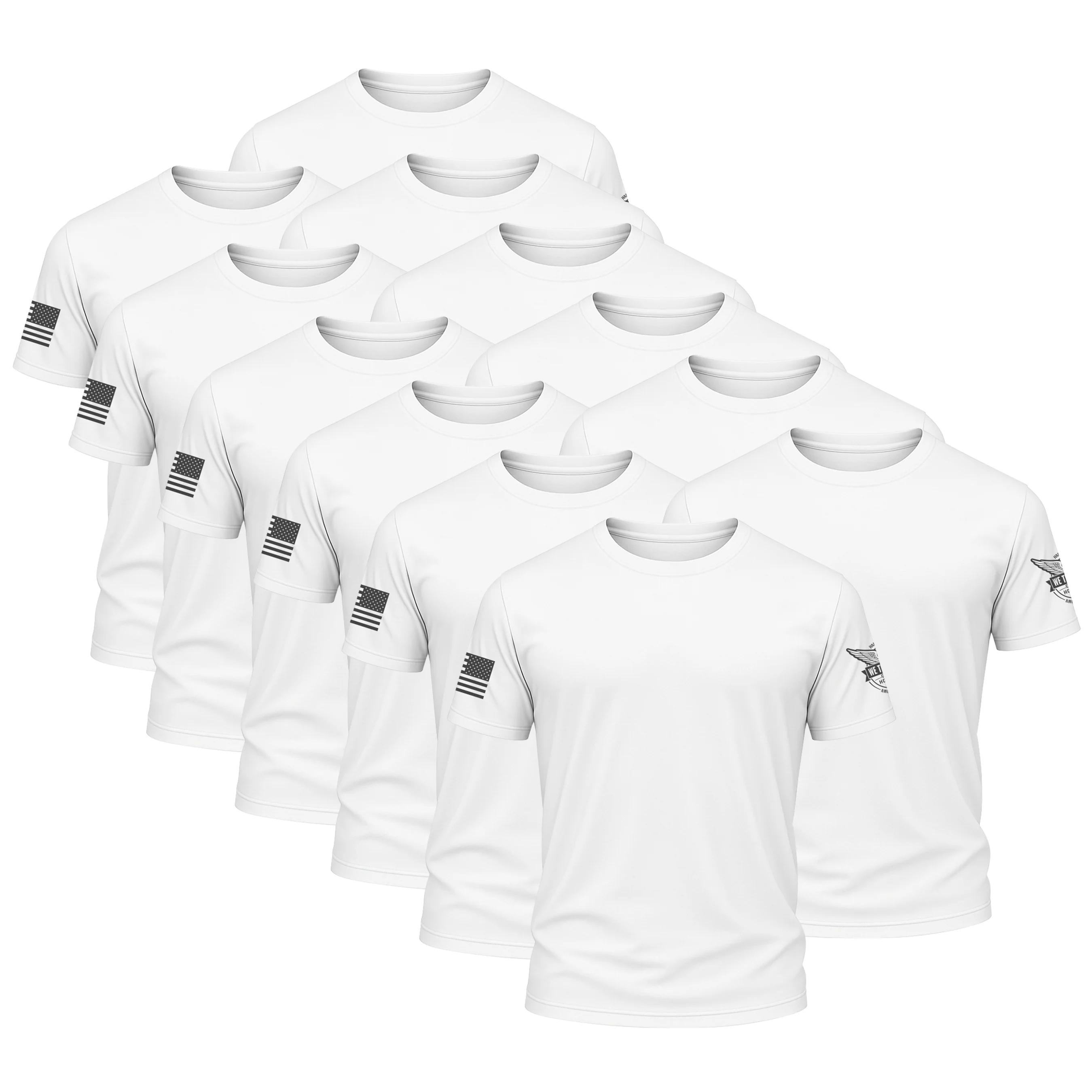 White Performance Shirt Bundle (12 Pack)